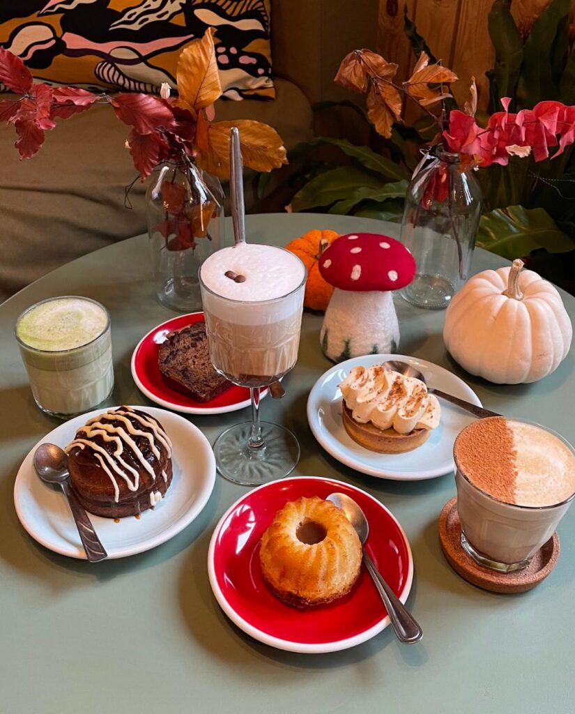 déco d'automne pour un bon goûter