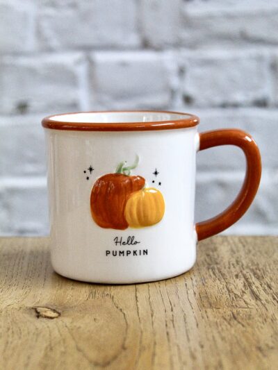 mug hello pumpkin tasse automne